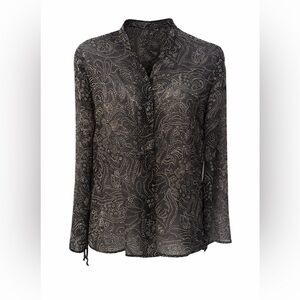 Vintage Carol Rose Sheer Blouse ✨